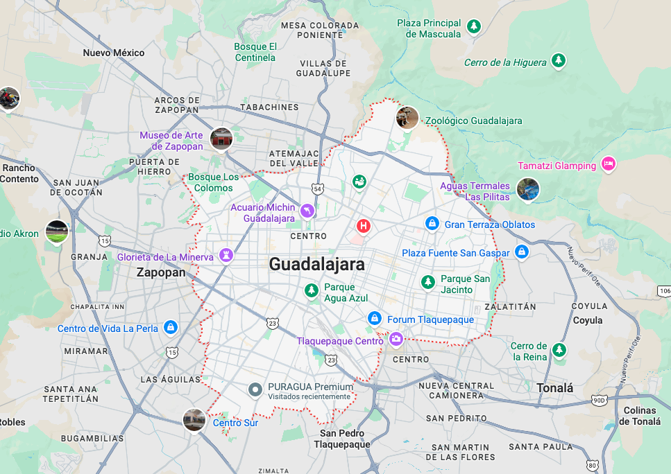 PURAGUA Premium - zona de reparto